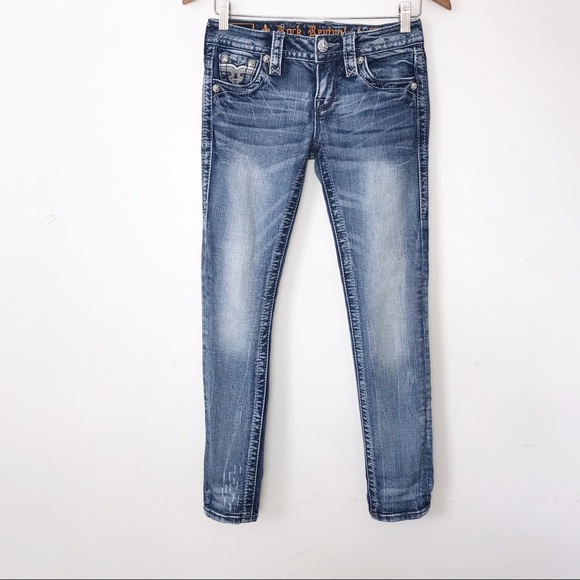 Rock Revival Vien Ankle Skinny Jeans Denim 25 fits more like 24 - Picture 3 of 11